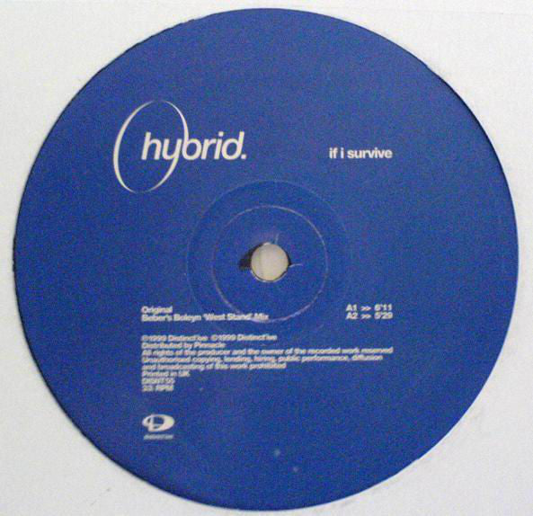 Hybrid Featuring Julee Cruise : If I Survive (12")