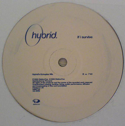 Hybrid Featuring Julee Cruise : If I Survive (12")