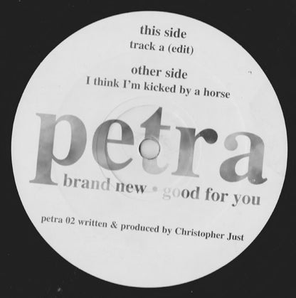 Christopher Just : Track A (Edit) / I Think I'm Kicked By A Horse (12")