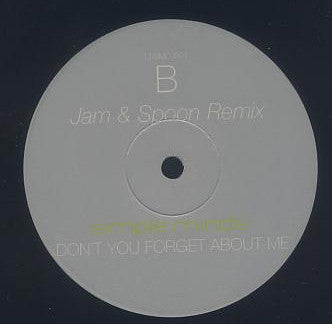 Simple Minds : Waterfront (Union Jack Remix) / Don't You Forget About Me (Jam & Spoon Remix) (12", Promo)