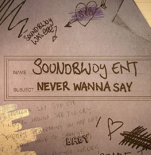 Soundbwoy Ent : Never Wanna Say (12")