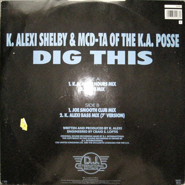 K.A. Posse : Dig This (12")