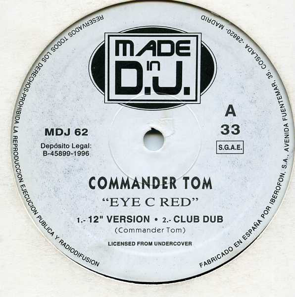 Commander Tom : Eye C Red (12")