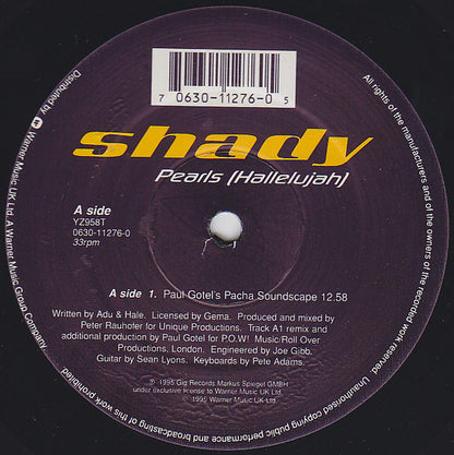 Shady (6) : Pearls (Hallelujah) (12")