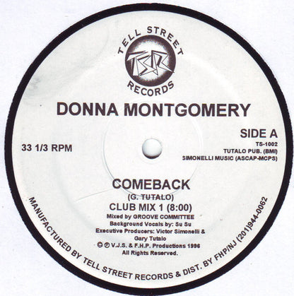 Donna Montgomery : Comeback (12")