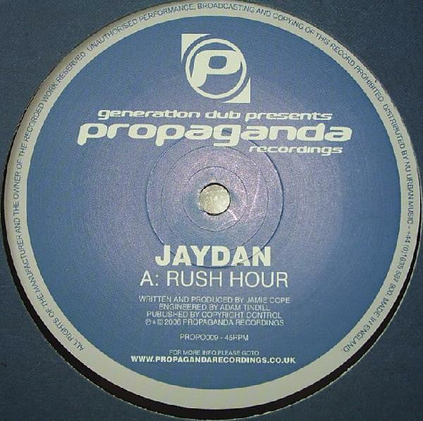Jaydan : Rush Hour / Connected (12")