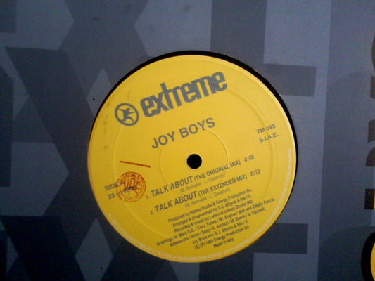 Joy Boys : Talk About (12")