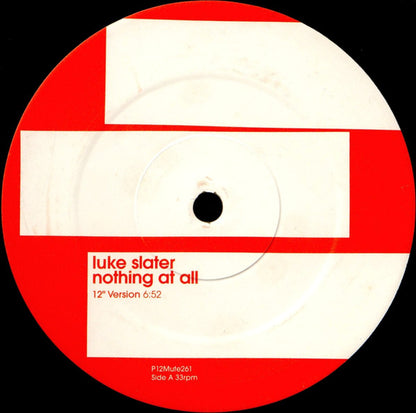 Luke Slater : Nothing At All (2x12", Promo)