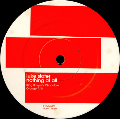 Luke Slater : Nothing At All (2x12", Promo)