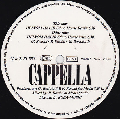 Cappella : Helyom Halib (The Ethno House Remix) (12")