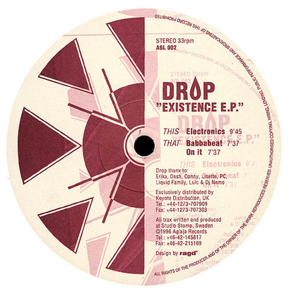 Drop : Existence E.P. (12", EP)