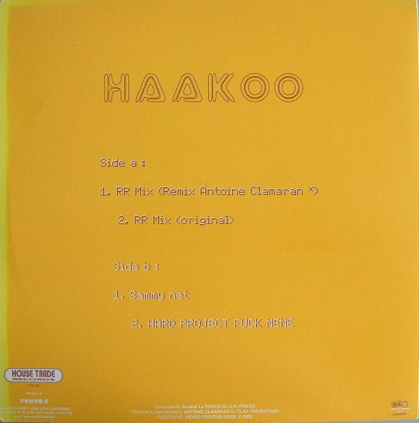 Haakoo : RR Mix (12")