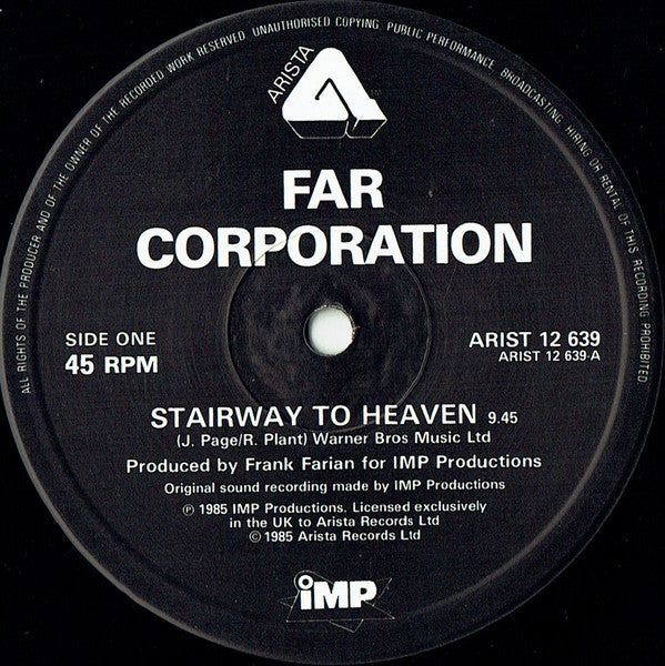 Far Corporation : Stairway To Heaven (12", Single, Bla)