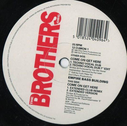 Empire Bass Building : Come On Get Here (12")