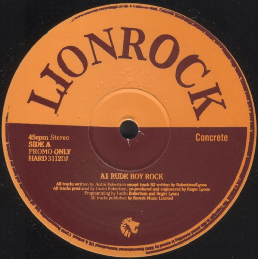 Lionrock : Rude Boy Rock (12", Promo)