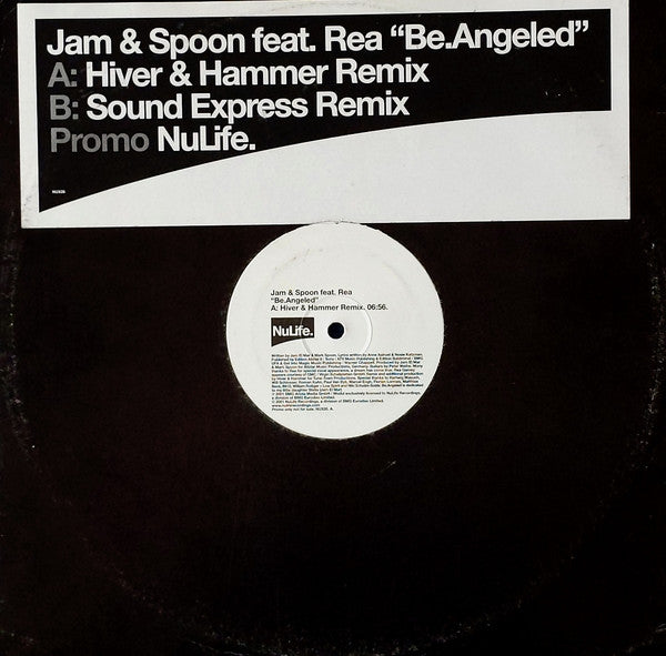Jam & Spoon Feat. Rea* : Be.Angeled (12", Promo)