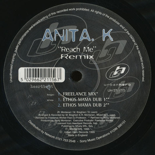 Anita K : Reach Me (Remix) (12")