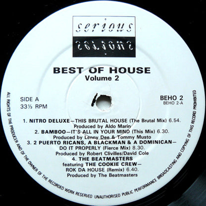 Various : Best Of House Volume 2 (LP, Comp)