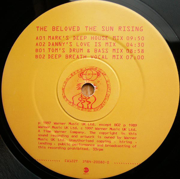 The Beloved : The Sun Rising (12", Single)