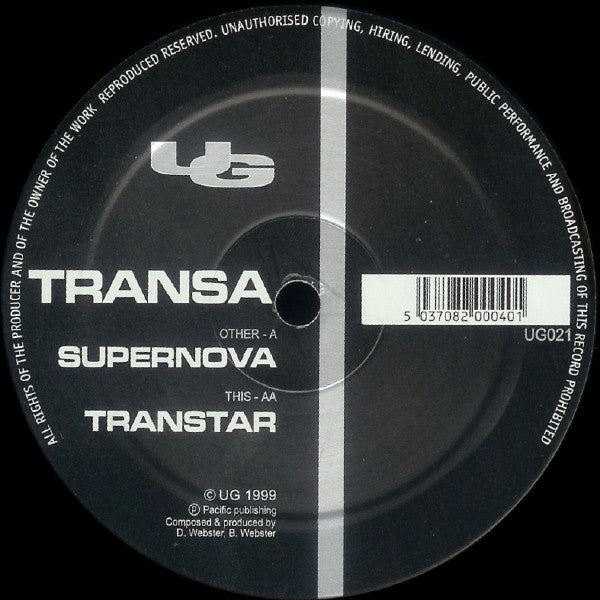 Transa : Supernova / Transtar (12")