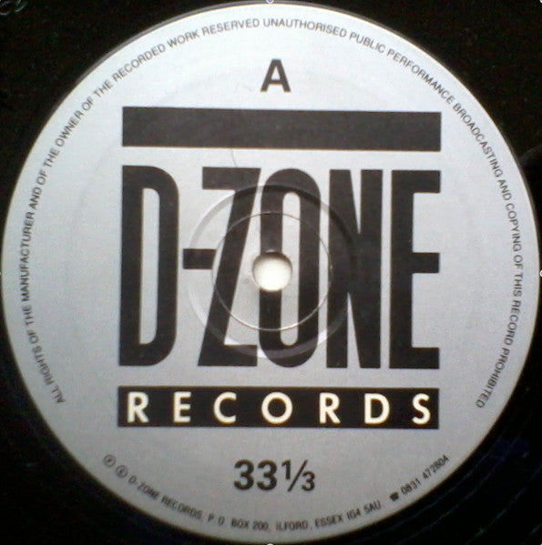 Hypersonic : Dance Tones (12")