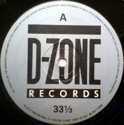 Hypersonic : Dance Tones (12")