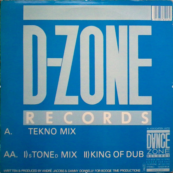 Hypersonic : Dance Tones (12")