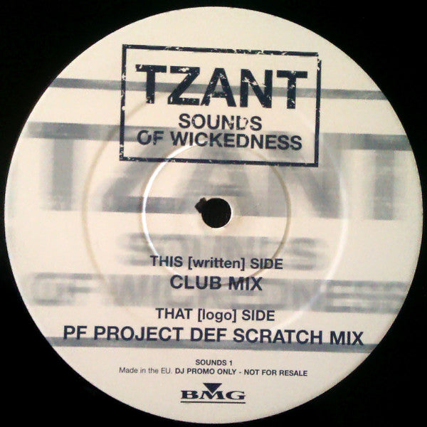 Tzant : Sounds Of Wickedness (12", Promo)