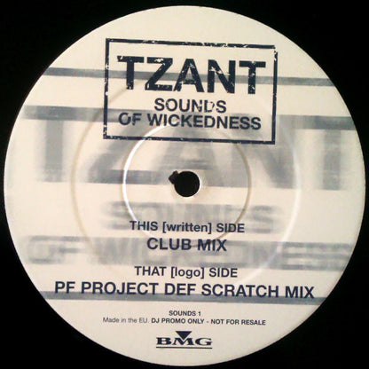 Tzant : Sounds Of Wickedness (12", Promo)