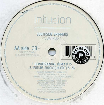 Southside Spinners : Luvstruck (12")