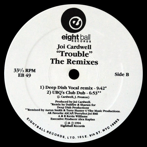 Joi Cardwell : Trouble (The Remixes) (12")