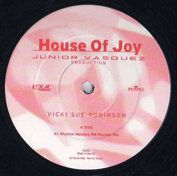 Vicki Sue Robinson : House Of Joy (12", Promo)
