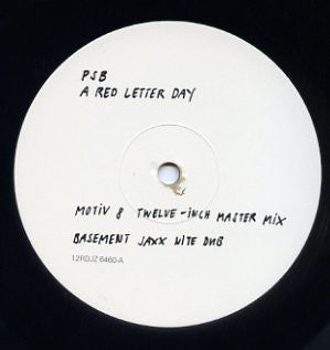 PSB* : A Red Letter Day (12", Promo)