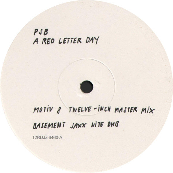 PSB* : A Red Letter Day (12", Promo)