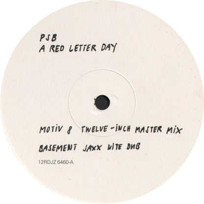 PSB* : A Red Letter Day (12", Promo)
