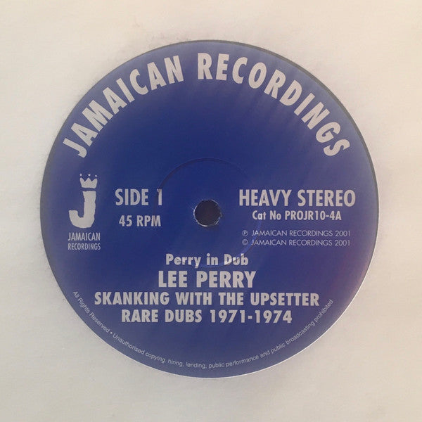 Lee Perry : Skanking With The Upsetter - Rare Dubs 1971-1974 (10")