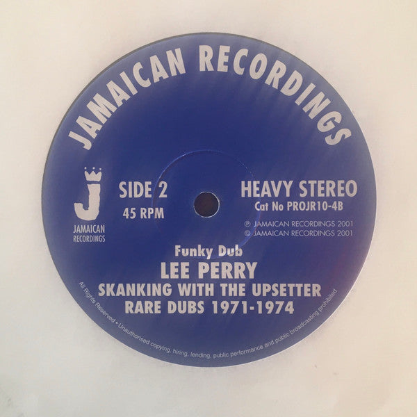 Lee Perry : Skanking With The Upsetter - Rare Dubs 1971-1974 (10")