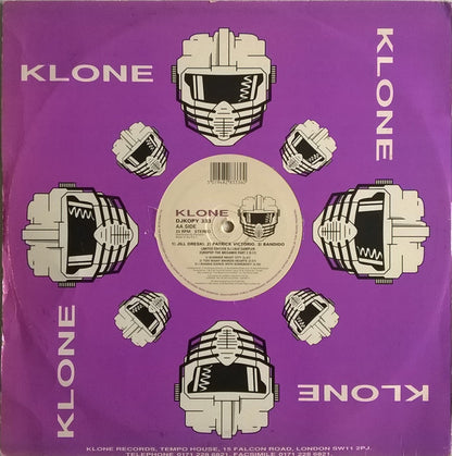 The Klone Krew : Limited Edition DJ I.Qed Sampler. Europop - The Megamix Part 1 & 2 (12", Ltd, Mixed, Smplr)