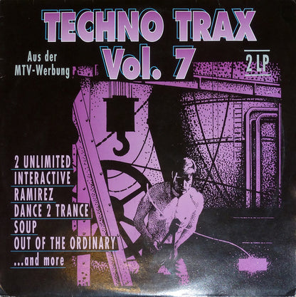 Various : Techno Trax Vol. 7 (2xLP, Comp)