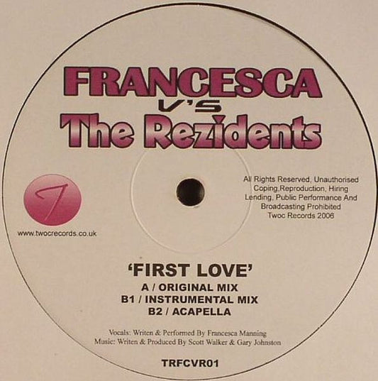 Francesca (3) V's The Rezidents : First Love (12")