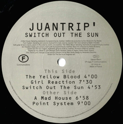 Juantrip' : Switch Out The Sun (12", EP)