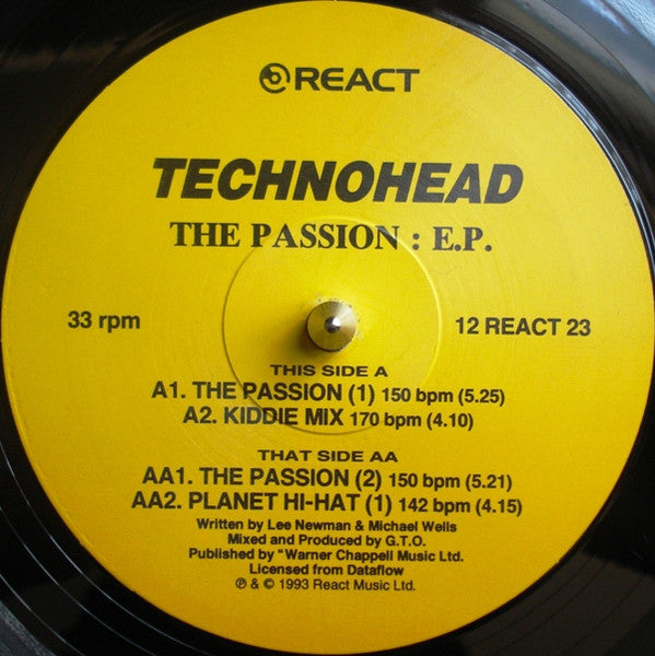 Technohead : The Passion : E.P. (12", EP)