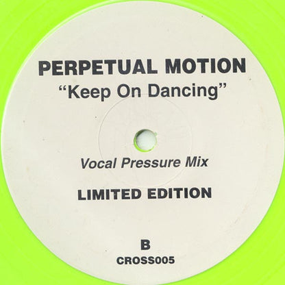 Perpetual Motion : Keep On Dancing (10", Single, Ltd, Gre)