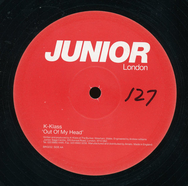 K-Klass : Baby Wants To Ride (12")