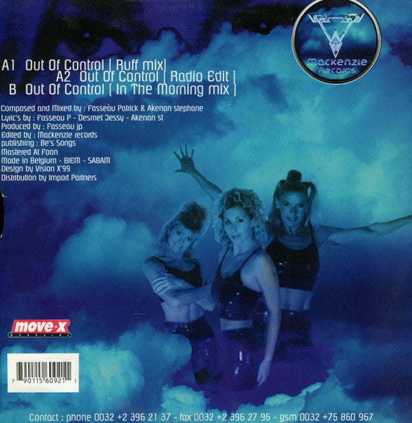 The Mackenzie Feat. Jessy : Out Of Control (12")