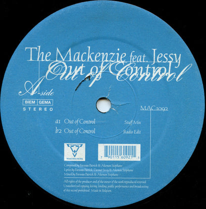 The Mackenzie Feat. Jessy : Out Of Control (12")