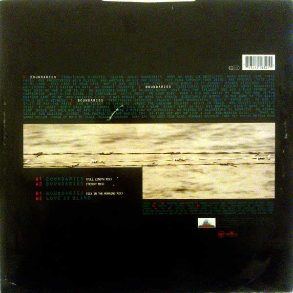 Leena Conquest And Hip Hop Finger : Boundaries (12", Single)