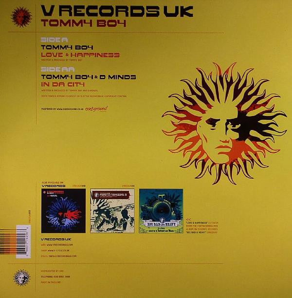 Tommy Boy (2) & Distorted Minds : Love & Happiness / In Da City (12")