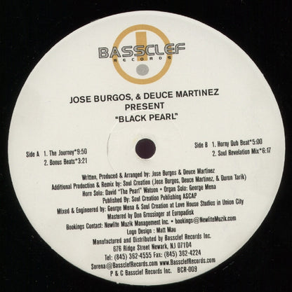 Jose Burgos & Deuce Martinez* : Black Pearl (12")