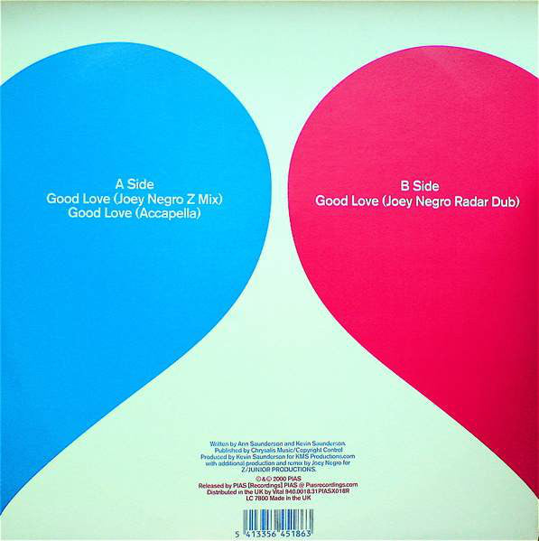 Inner City : Good Love (Joey Negro Mixes) (12", Single)